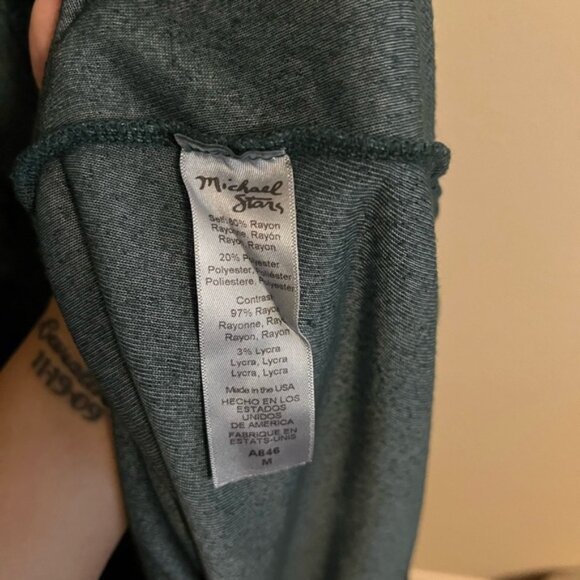 NWT Michael Stars mock neck velvet swing dress, Medium - Picture 3 of 3